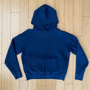 Uniqlo Navy Cropped Hoodie